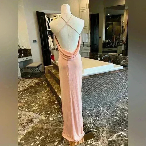 NWT Katie May Tyra Gown in Peach size S - Picture 9 of 9